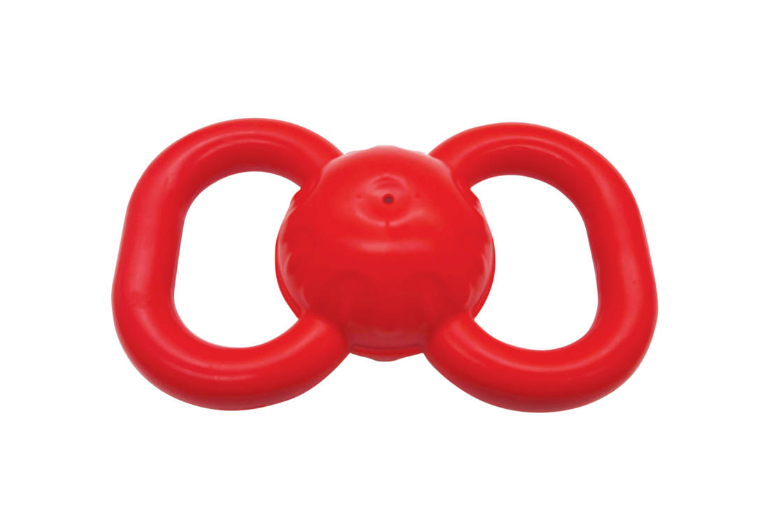 Mordedor flotante rojo