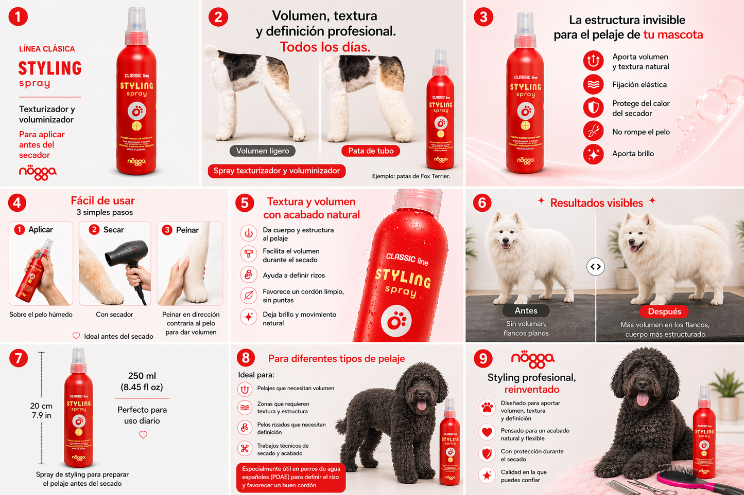 Styling Spray nogga